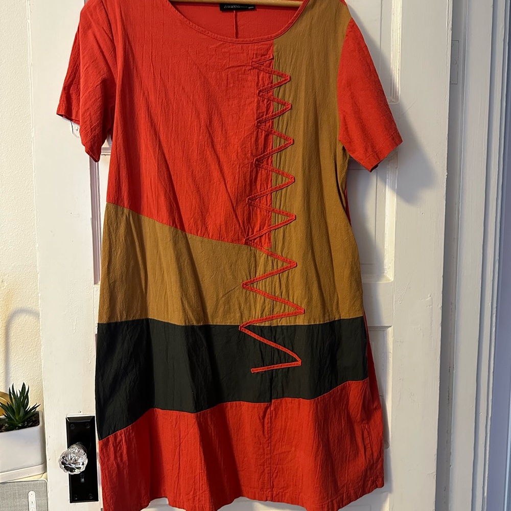 Cool artistic a- line dress